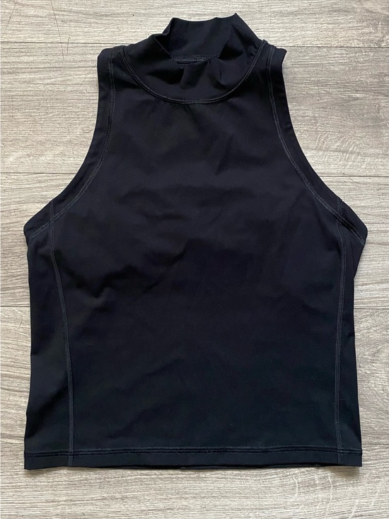 Everlane Tops - Everlane Black Sleeveless High-Neck Tank-Built in Bra